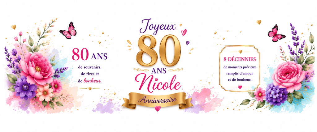 80 ans Nicole