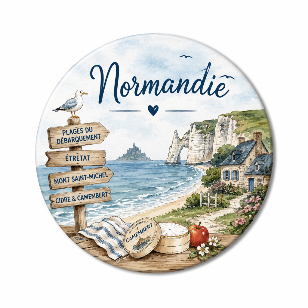 Magnet frigo rond