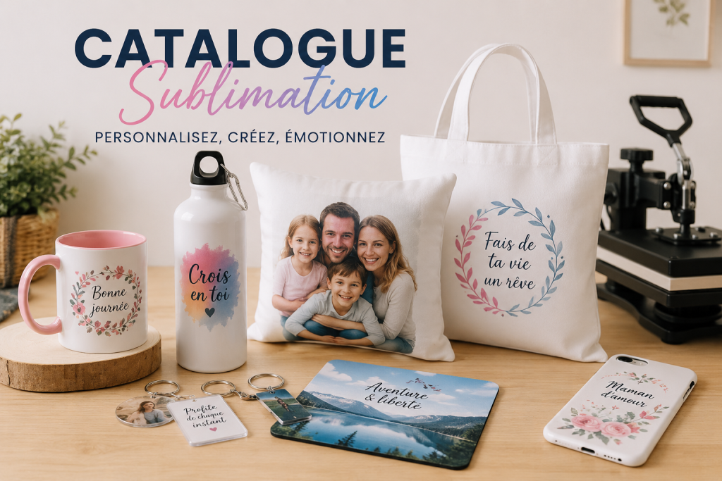 catalogue divers objets personnalisables