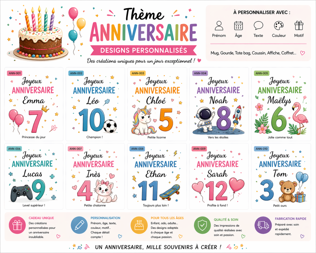 Thème anniversaire